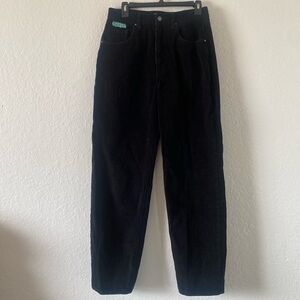 Empyre Tori 90s Black Corduroy Skate Pants. Size 7